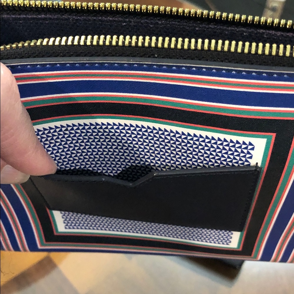 J Crew Geometric Patterned Clutch - image 2